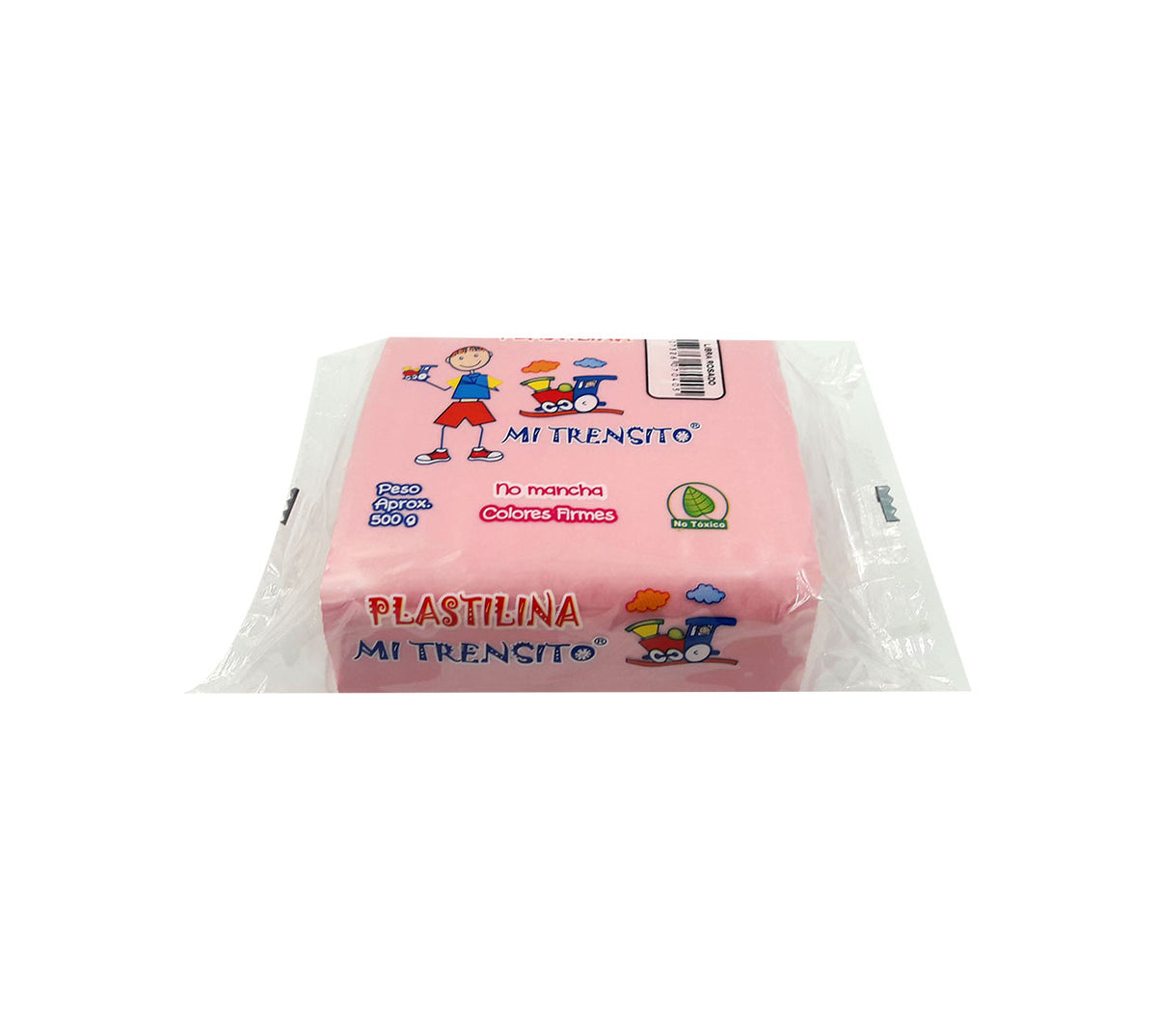 Plastilina bloque x 500 g rosada
