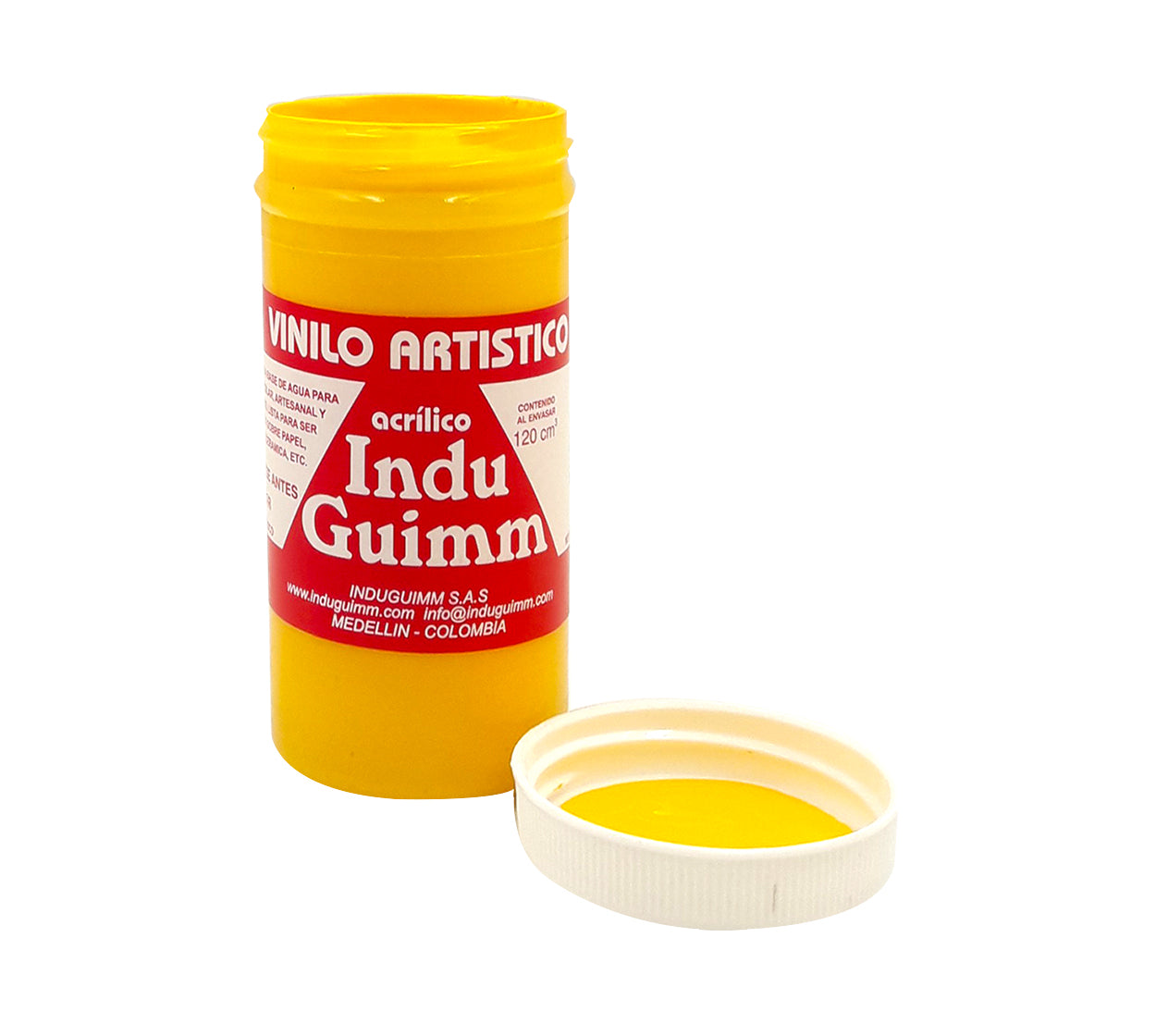 Vinilo escolar induguimm x 120 cc amarillo