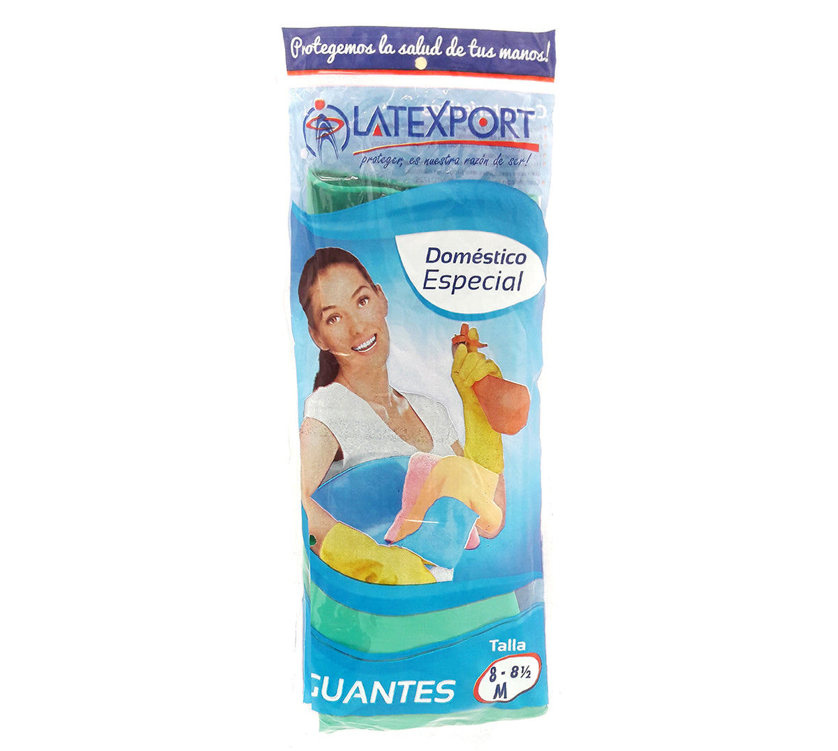 Guante domestico latexport verde talla 9