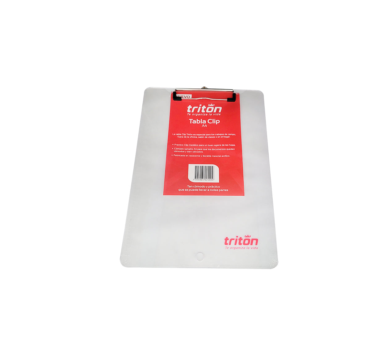 Tabla legajadora a4 acril trans con g america triton