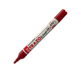 Marcador borrable recargable trazo 150 rojo