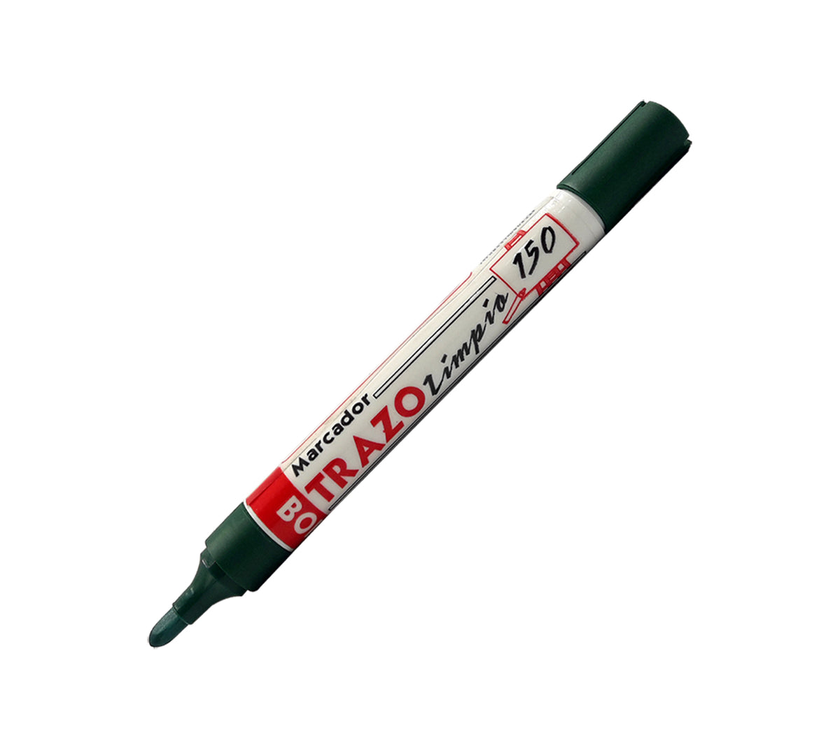 Marcador borrable recargable trazo 150 verde