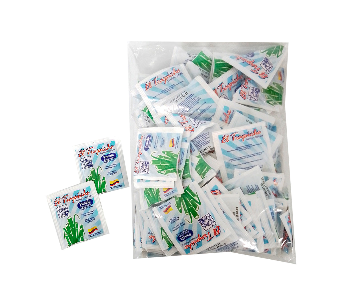 Panela natural sachet x 100 5 g trapiche