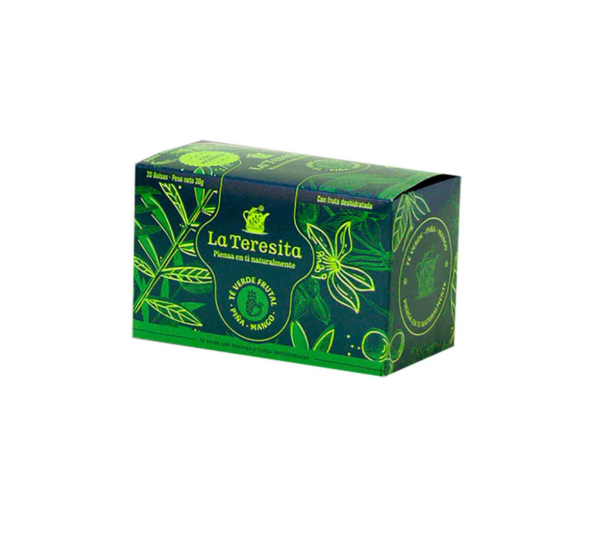 Te teresita verde frutal piña/mango/moringa x 20