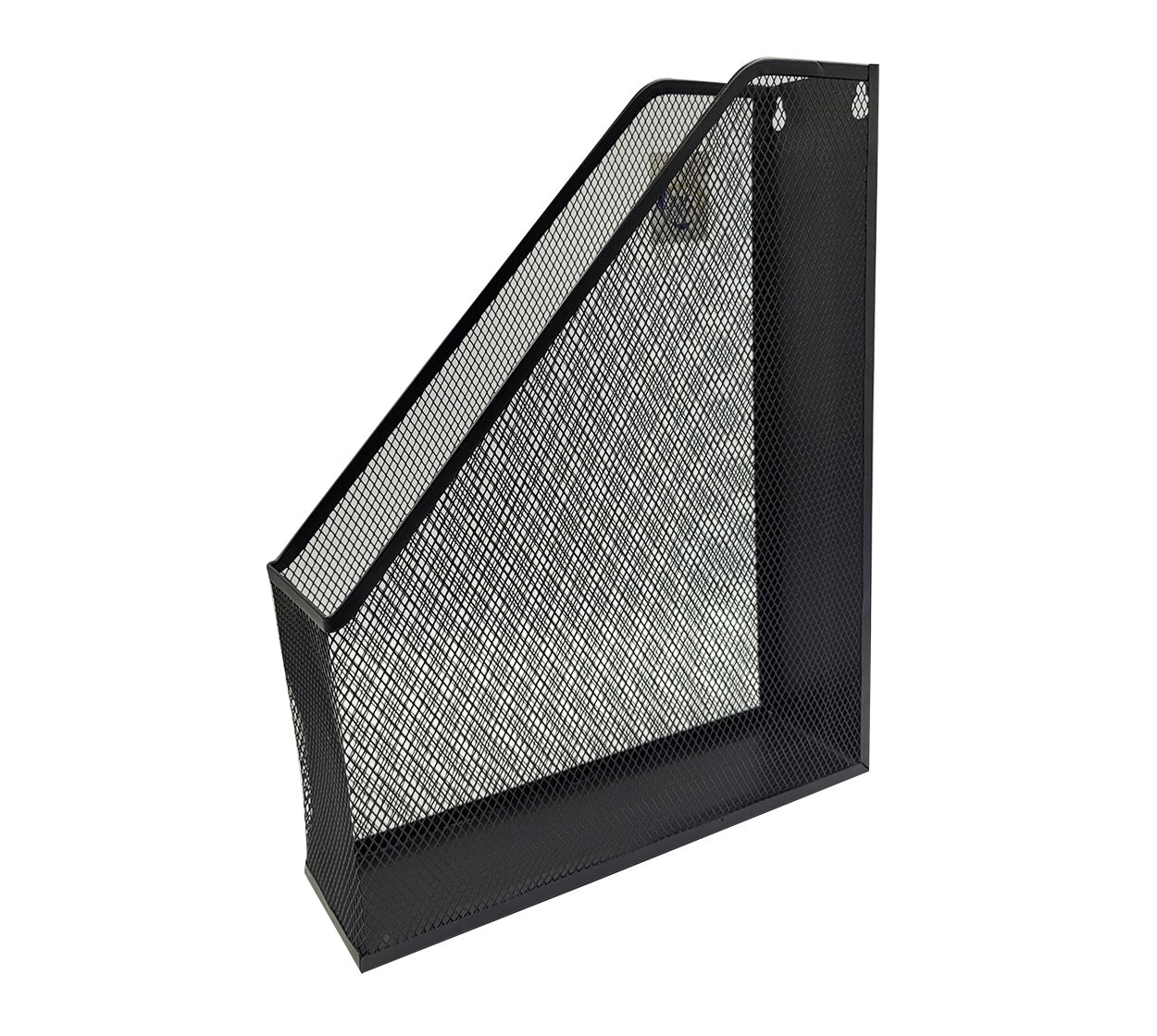 Revistero metalico malla negro
