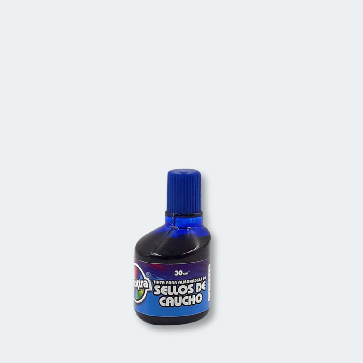 Tinta Para Sello Marca Spektra x 30 ml Color Azul