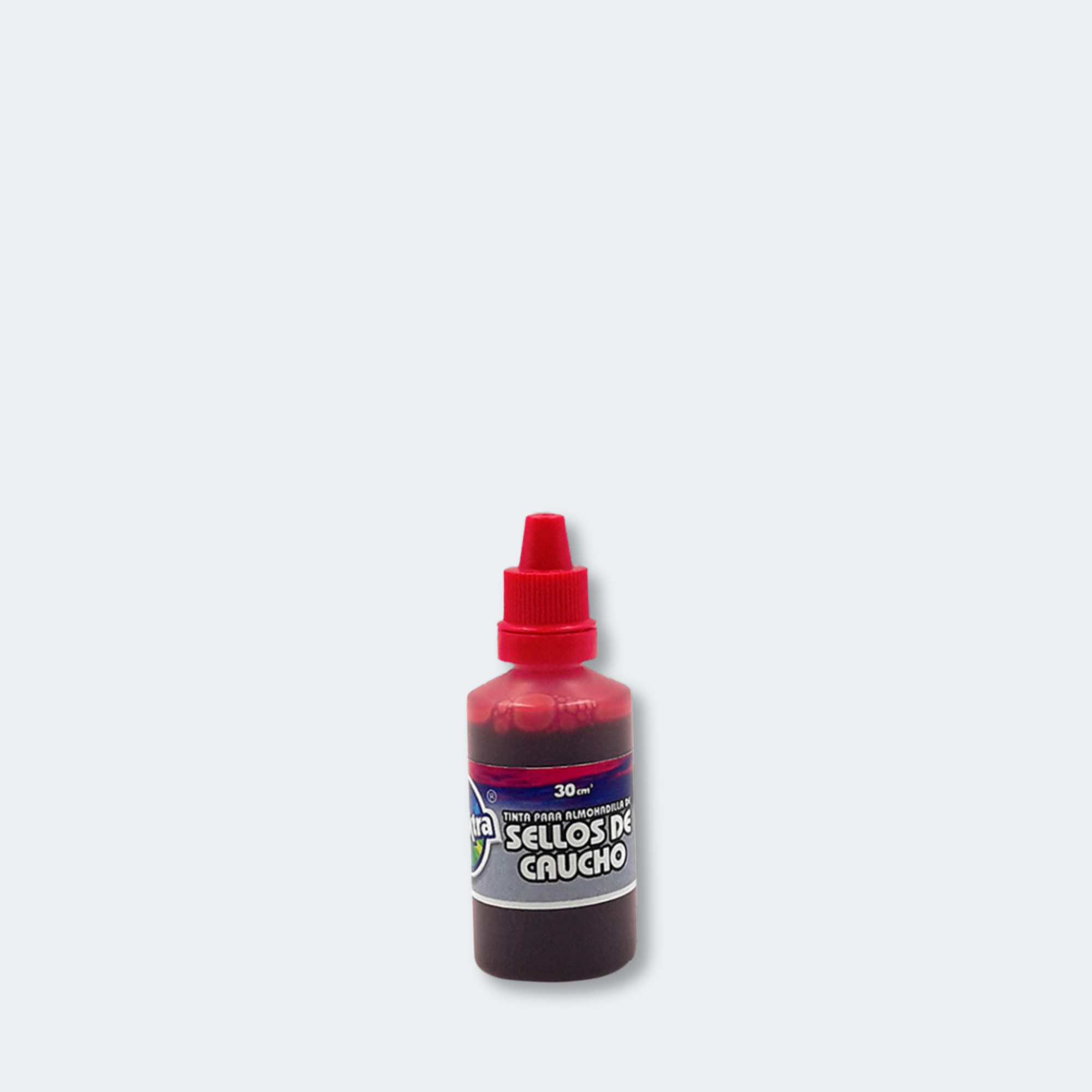 Tinta Para Sello Marca Spektra x 30 ml Color Rojo